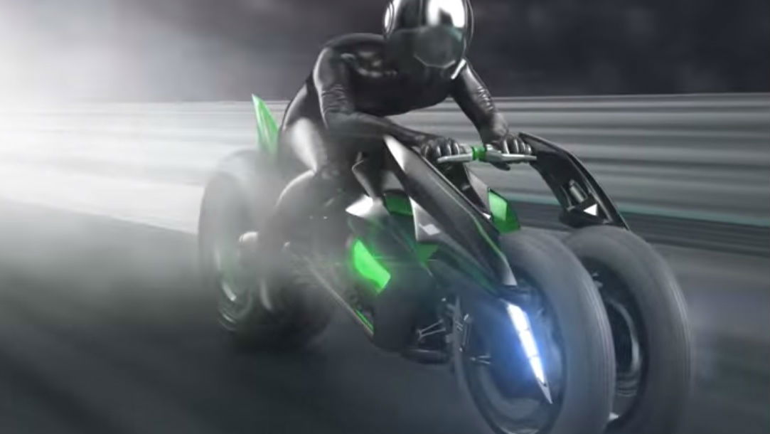 More on Kawasaki’s futuristic leaning three-wheeler